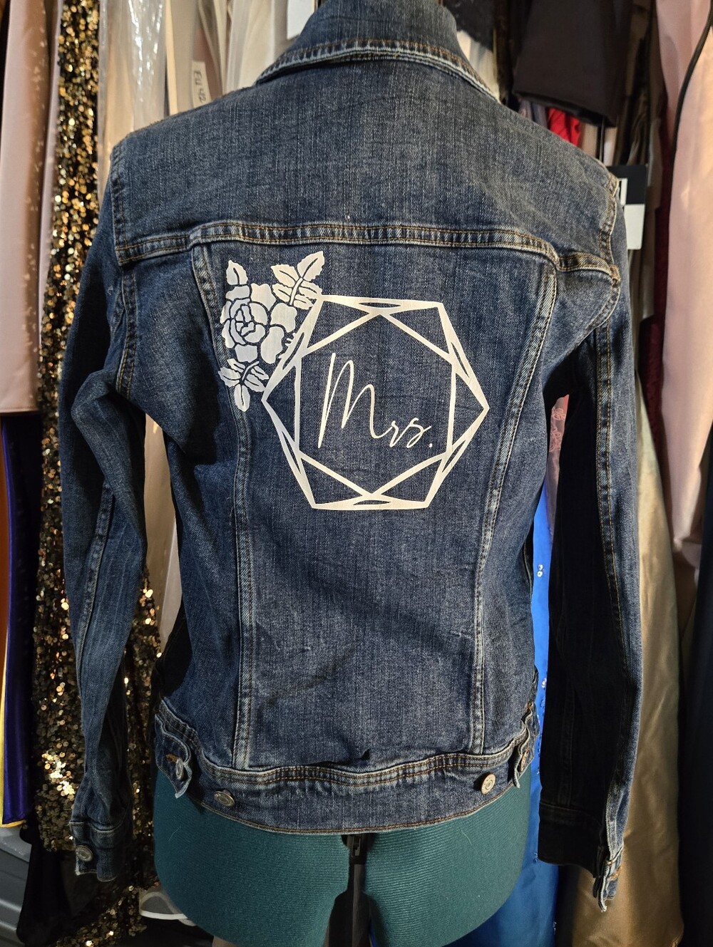 Bridal Fitted Jean Jacket